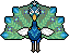 Green Peacock